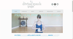 Desktop Screenshot of divinesparkyoga.com
